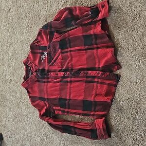 Harley Davidson Women's button down Large